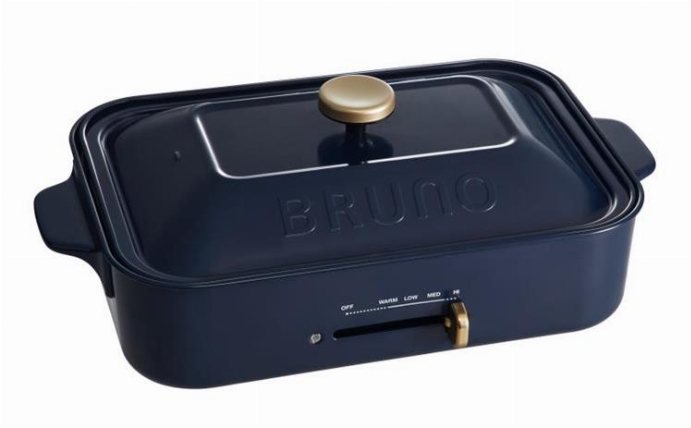 コンパクトホットプレート ネイビー ブルーノ ロフト