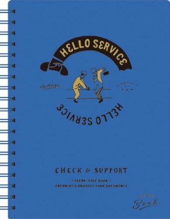 クリアファイルブック チョークボーイ ネイビー ロフト