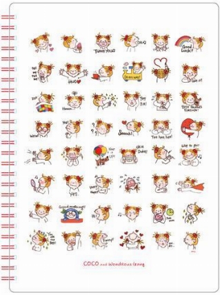 クリアファイルブック ココちゃん ロフト