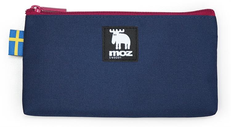 フラットペンポーチ ネイビー Moz モズ ロフト