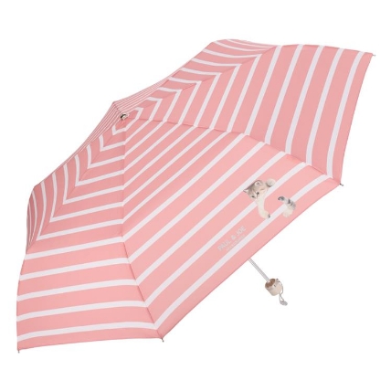折りたたみ傘 スウィンギングヌネット ピンク ロフト