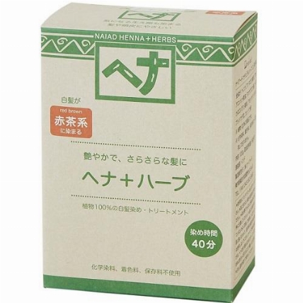 ヘナ ハーブ 赤茶系 100g ヘアカラー ナイアード ロフト