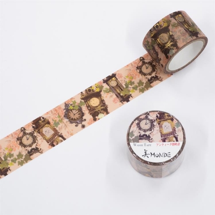 マスキングテープ アンティーク掛時計 25mm ロフト