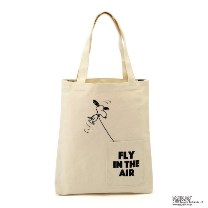 L Tote スヌーピーfly キナリ ロフト