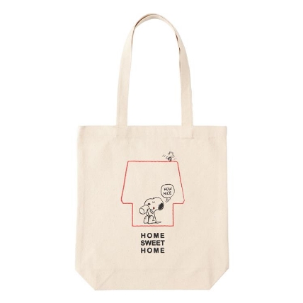 トートバッグ スヌーピー おうちデザイン Milk ロフト