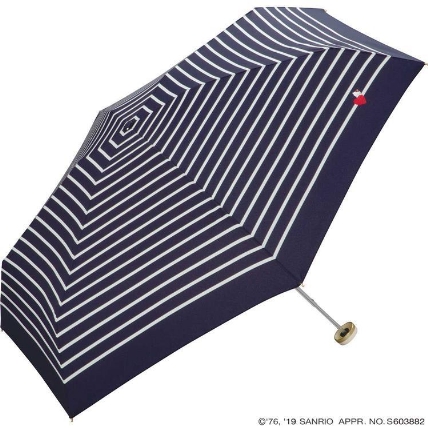 折りたたみ傘 ハローキティ ハートボーダー ロフト