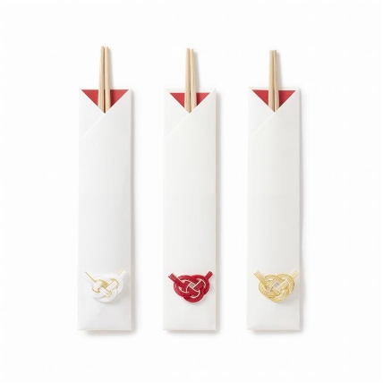 淡路結びの祝い箸 24cm 赤 ロフト