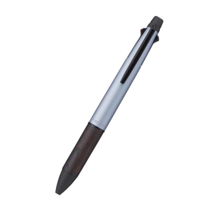 ピュアモルト ジェットストリーム4 1 多機能ペン 4色ボールペン シャープペン 油性 0 5mm リバーサイドブルー ロフト