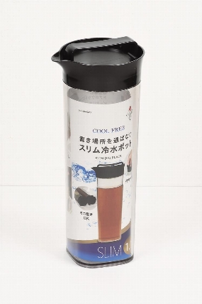 Sale クールフリースリム 冷水ポット 1 1l ブラック ロフト