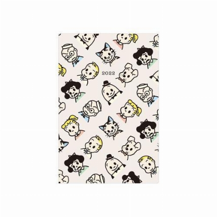 22年1月始まり手帳 デイリー B6 オサムグッズ 総柄 エディット ロフト
