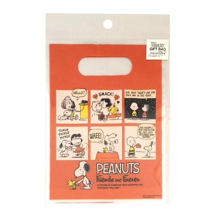 スヌーピー手提げラッピング シーン ロフト