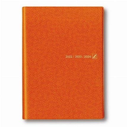 22年1月始まり B6 3年手帳 オレンジ ロフト