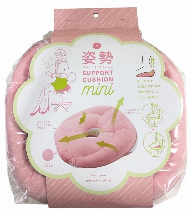 姿勢サポートクッション ミニ ピンク ロフトオリジナル ロフト