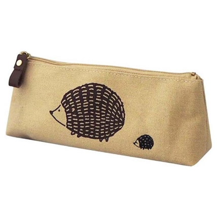 キャンバスペンケース ハリネズミ ロフト