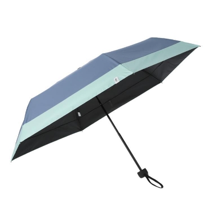 メンズ晴雨兼用 折りたたみ傘 スタンダード ブルーグレー サックス ロフト