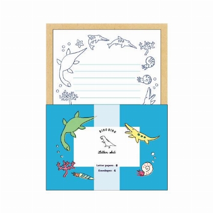 ぬりえレター スイムスイム ディノディノ ロフト