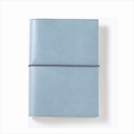 21年4月始まり手帳 週間バーチカル B6 サニー手帳 スカイブルー ロフト