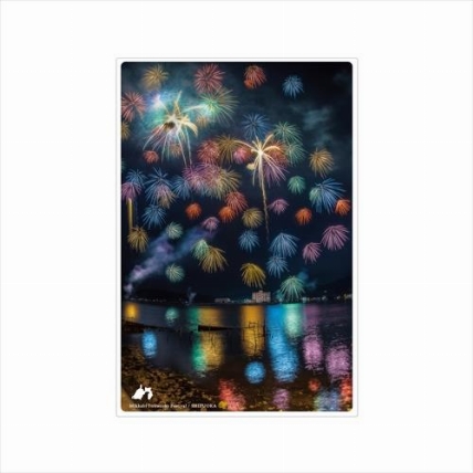 日本の絶景ポストカード 夏 三ヶ日花火大会 ロフト