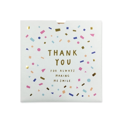 ミニスリーブ付き色紙 Thank You ロフト