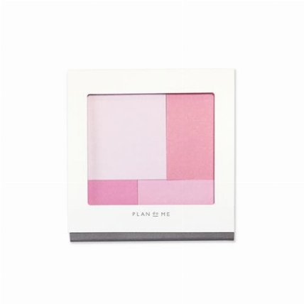 チークパレット付箋 スクエア ピンク プランドゥーミー ロフト
