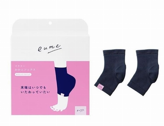 かかとソックス ネイビー ロフト