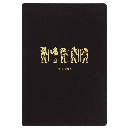 21年4月始まり手帳 月間 B6 パピルス ブラック ロフト