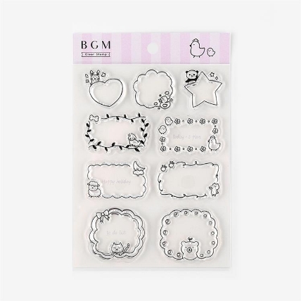 スタンプ フレーム 動物 ロフト