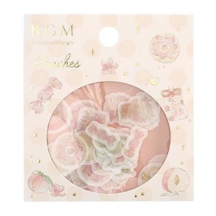 フレークシール 桃物語 ロフト