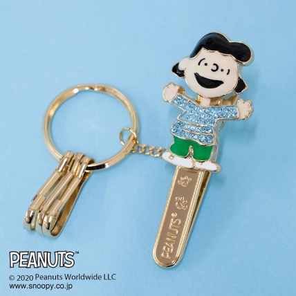 バッグキークリップ ピーナッツ ルーシー ロフト