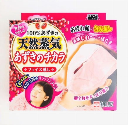 あずきのチカラ フェイス蒸し 桐灰化学 ロフト