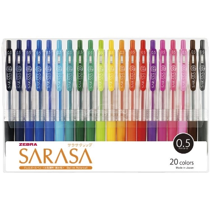 サラサクリップ 0 5mm ゲルインク 色セット ロフト