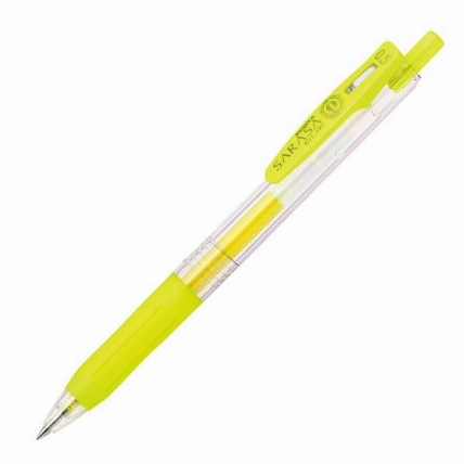 サラサクリップ0 5mm ネオンカラー ボールペン ゲルインク ネオンイエロー ロフト
