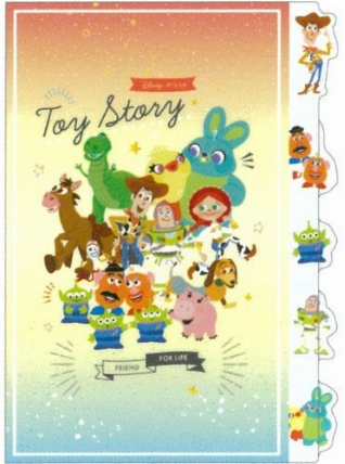キャラパレ ダイカットクリアファイル 5ポケット トイ ストーリー ロフト