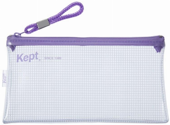 Kept クリアペンケース バイオレット ケプト ロフト