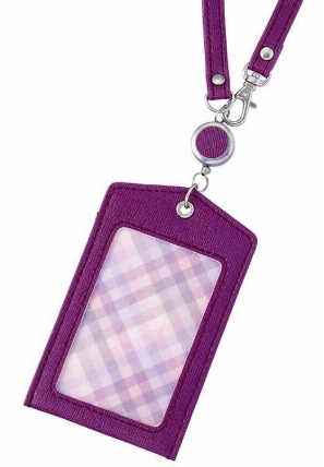 ストラップ付パスケース バイオレット ノフェス ロフト