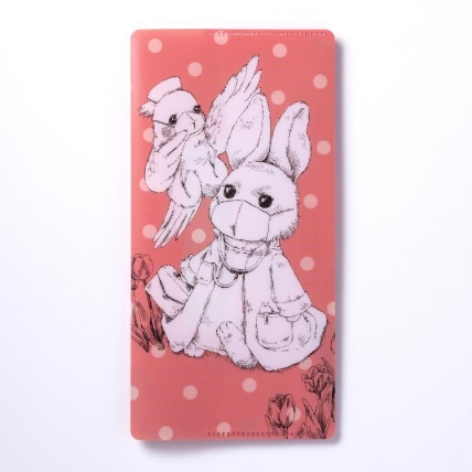 ウエットティッシュ付 マスクケース ウサギ ロフト