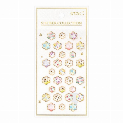 ステッカーコレクション 花柄 レジンシール ロフト