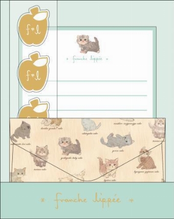 フランシュリッペ ミニレターセット ねこ図鑑 ロフト