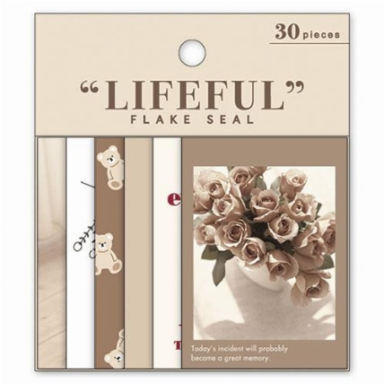 ライフフル フレークシール ベージュ ロフト