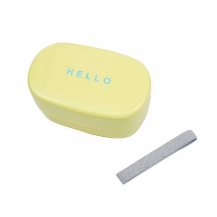 オーバル2段 ランチボックス Hello 550ml Mygoal Bento お弁当箱 ロフトオリジナル ロフト