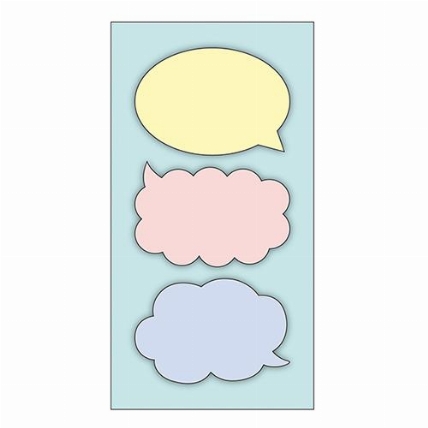 全部ちがう柄 ふせん 吹き出し ロフト