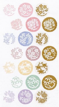 シール 花丸文 ロフト