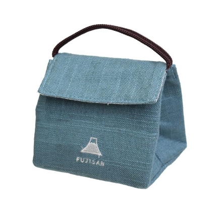 おにぎりポーチ ブルー 富士山 百福 ももふく ロフト