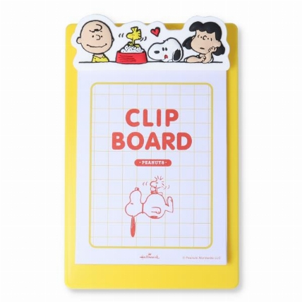 クリップボード スヌーピー イエロー 30枚 ロフト