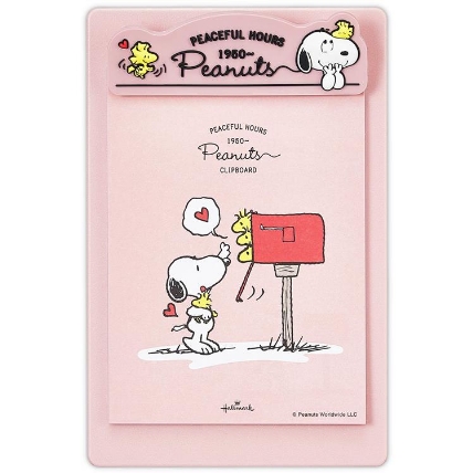 メモパッド ピンク スヌーピー ピースフルアワーズ ロフト