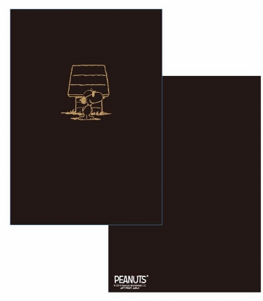 ノート スヌーピー ブラック A5 ロフト