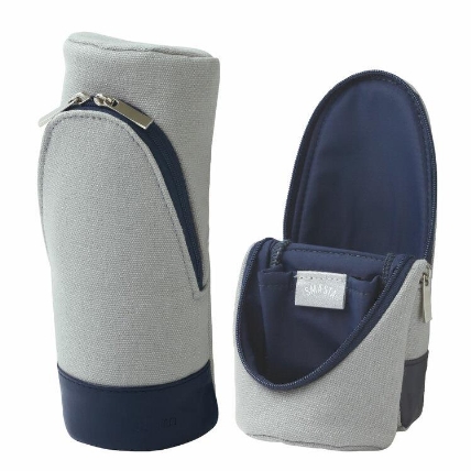 スマスタ 立つペンケース キャンバス グレー ロフト