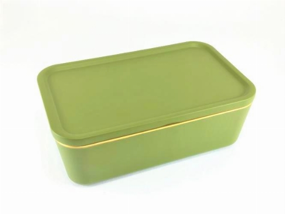 長角一段弁当 よもぎ 600ml お弁当箱 ロフト