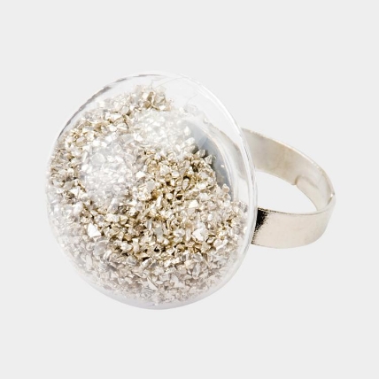 グリッター リング シルバー ロフト