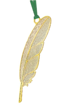 金のしおり 羽根ペン ロフト